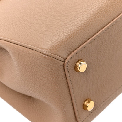 Celine Grained Calfskin Small 16 Top Handle Bag Beige 12 of 12