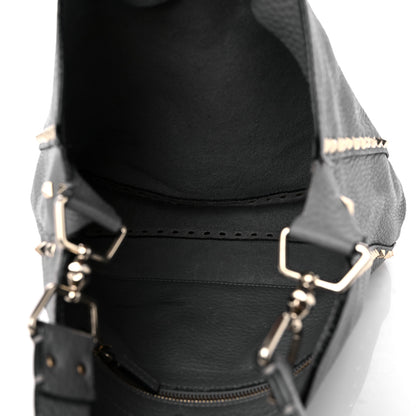 Valentino Garavani Pebbled Calfskin Small Rockstud Flip-Lock Messenger Bag Pebble 5 of 17