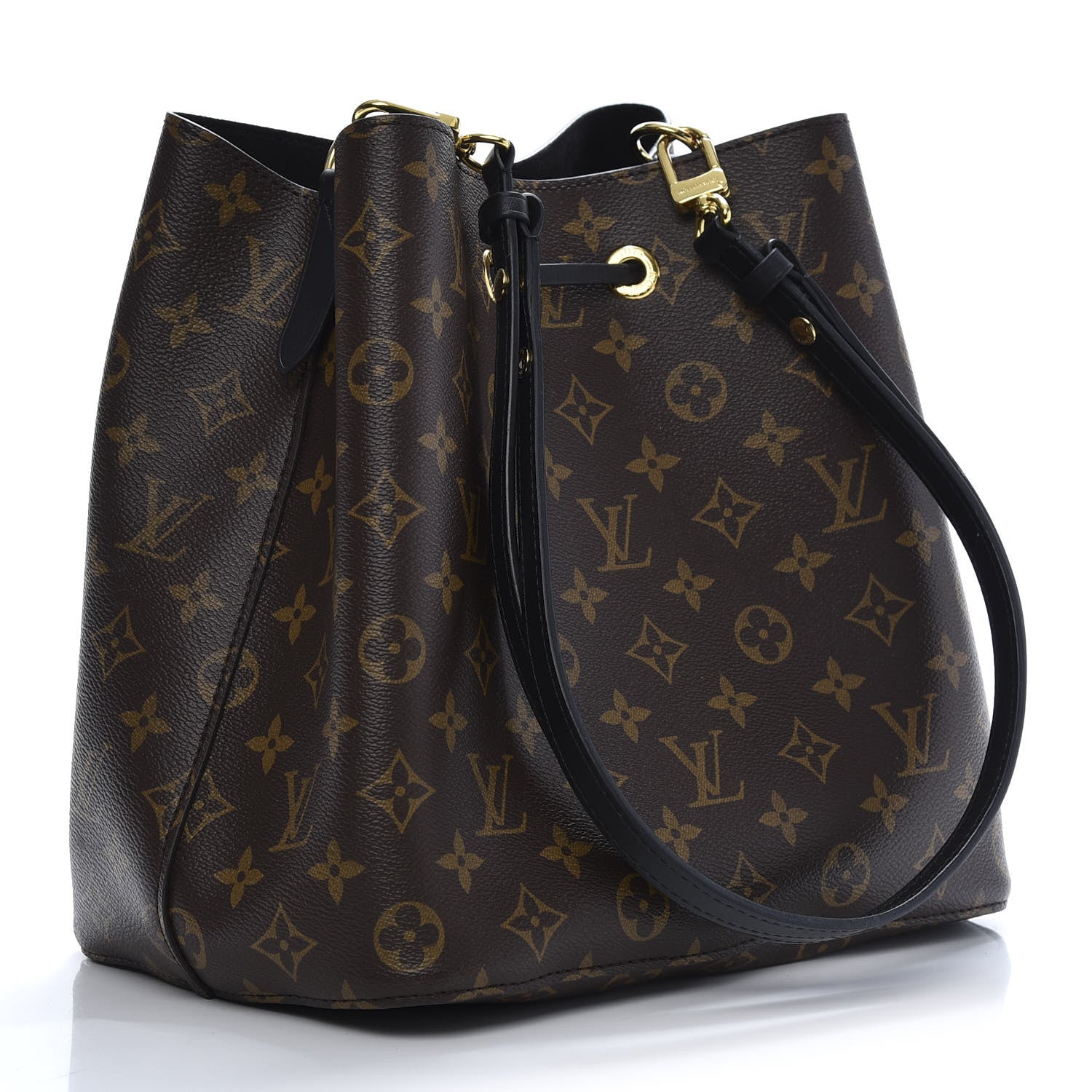 Louis Vuitton Monogram Neonoe MM Black 3 of 10