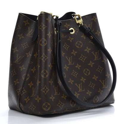 Louis Vuitton Monogram Neonoe MM Black 3 of 10