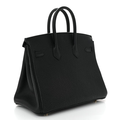 Hermes Togo Birkin 25 Black 3 of 10