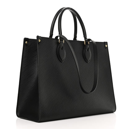 Louis Vuitton Epi Onthego MM Black 3 of 11