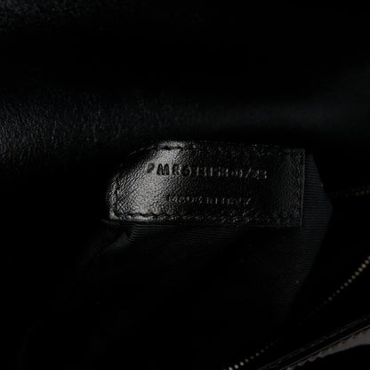 Saint Laurent Patent Matelasse Monogram Medium Niki Chain Satchel Black 7 of 10