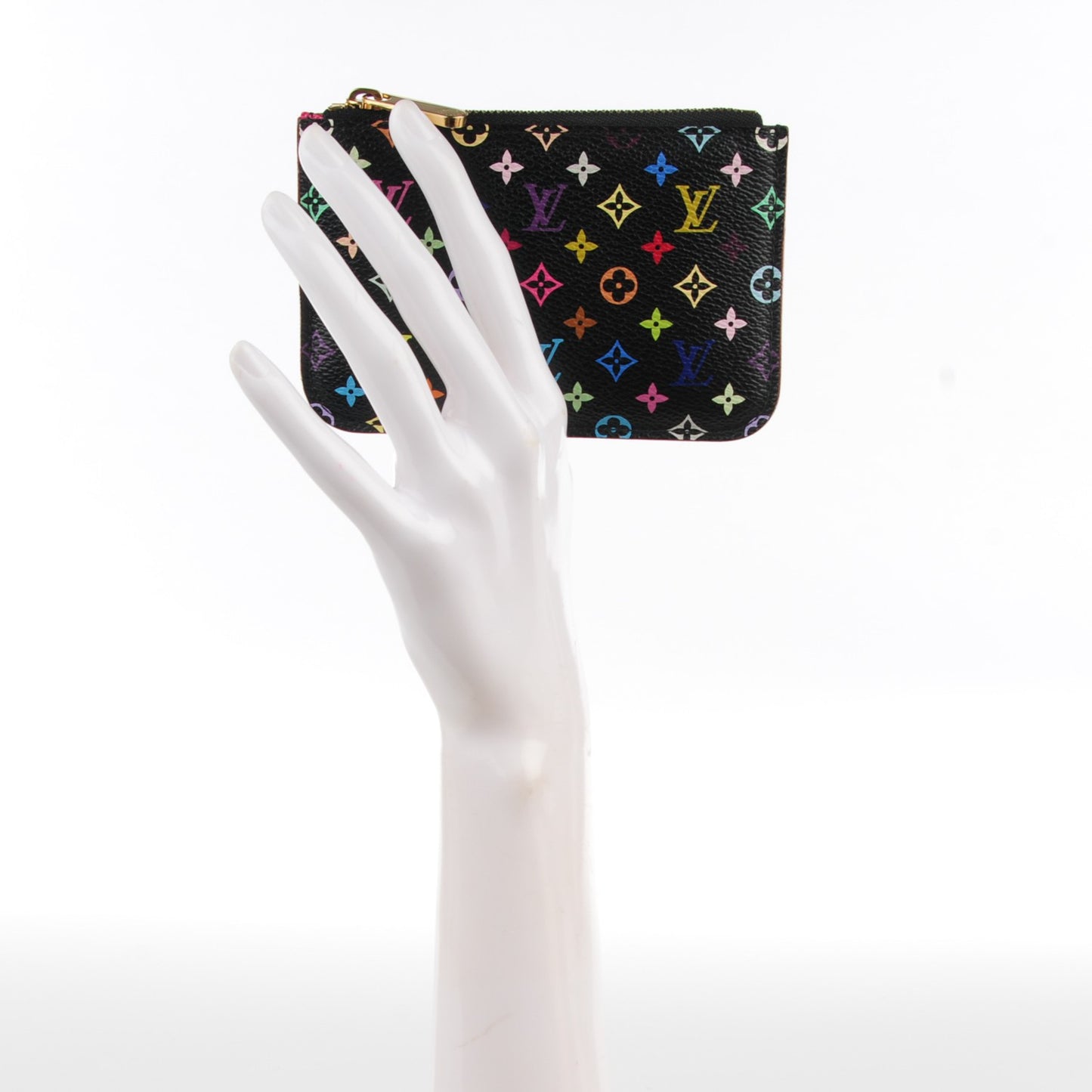 Monogram Multicolor Key Pouch Black Grenade