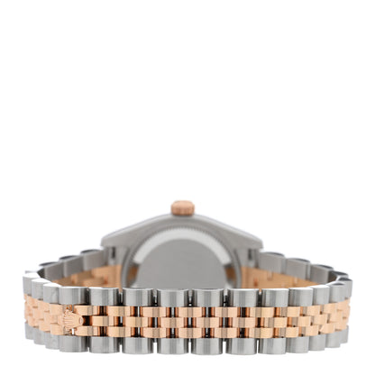 Rolex Stainless Steel 18K Everose Gold Diamond 26mm Oyster Perpetual Datejust Watch Pink 179171 3 of 4