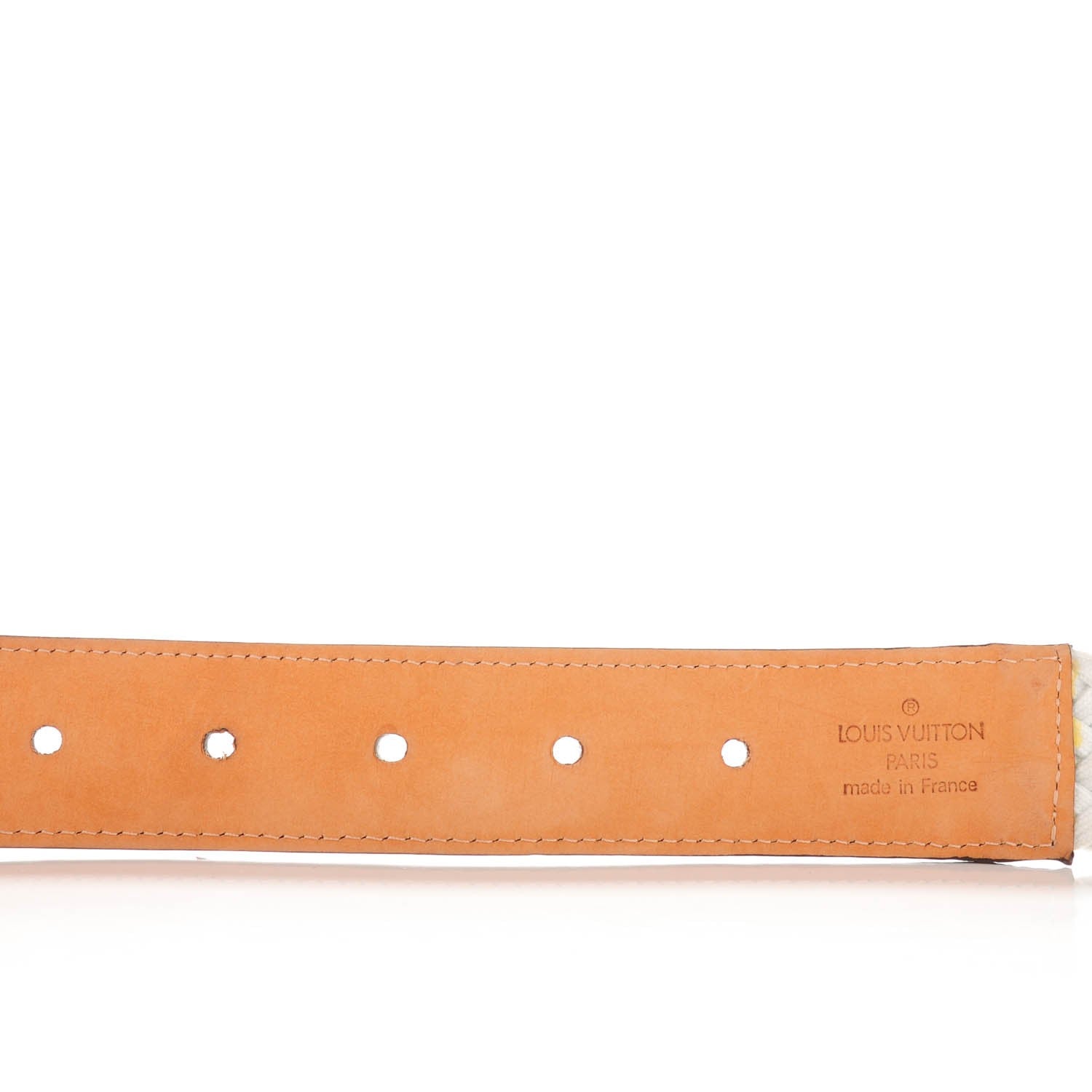 Louis Vuitton Monogram Woven Belt 80 32 6 of 7