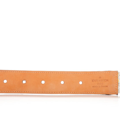 Louis Vuitton Monogram Woven Belt 80 32 6 of 7