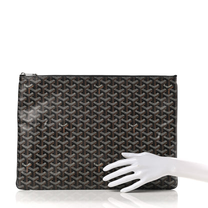 Goyard Goyardine Senat Pochette GM Black 2 of 8