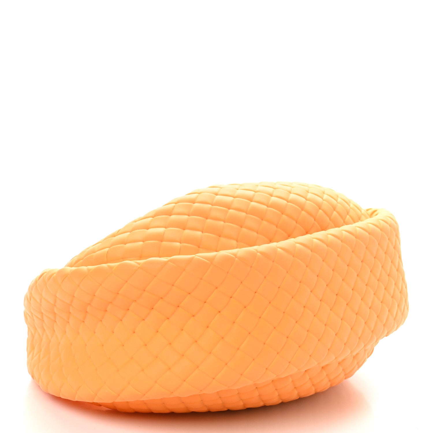 Bottega Veneta Rubber Intreccio Padded Mini Jodie Tangerine 3 of 9