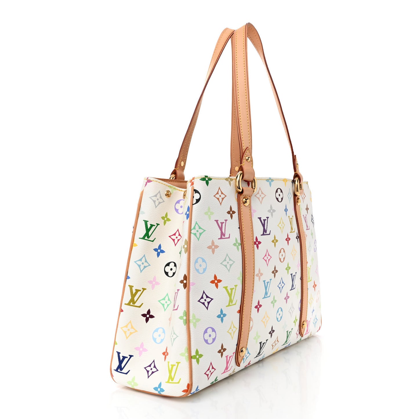 LOUIS VUITTON Monogram Multicolor Aurelia MM White