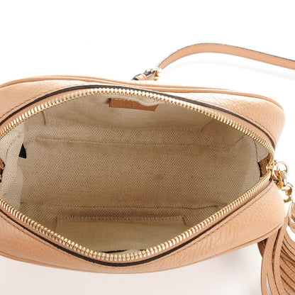 Gucci Pebbled Calfskin Small Soho Disco Bag Camelia 5 of 7