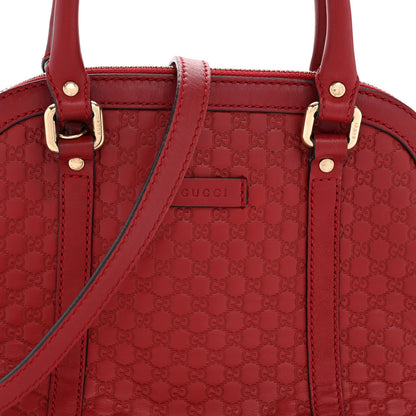 Gucci Soft Microguccissima Mini Dome Bag Red 8 of 15