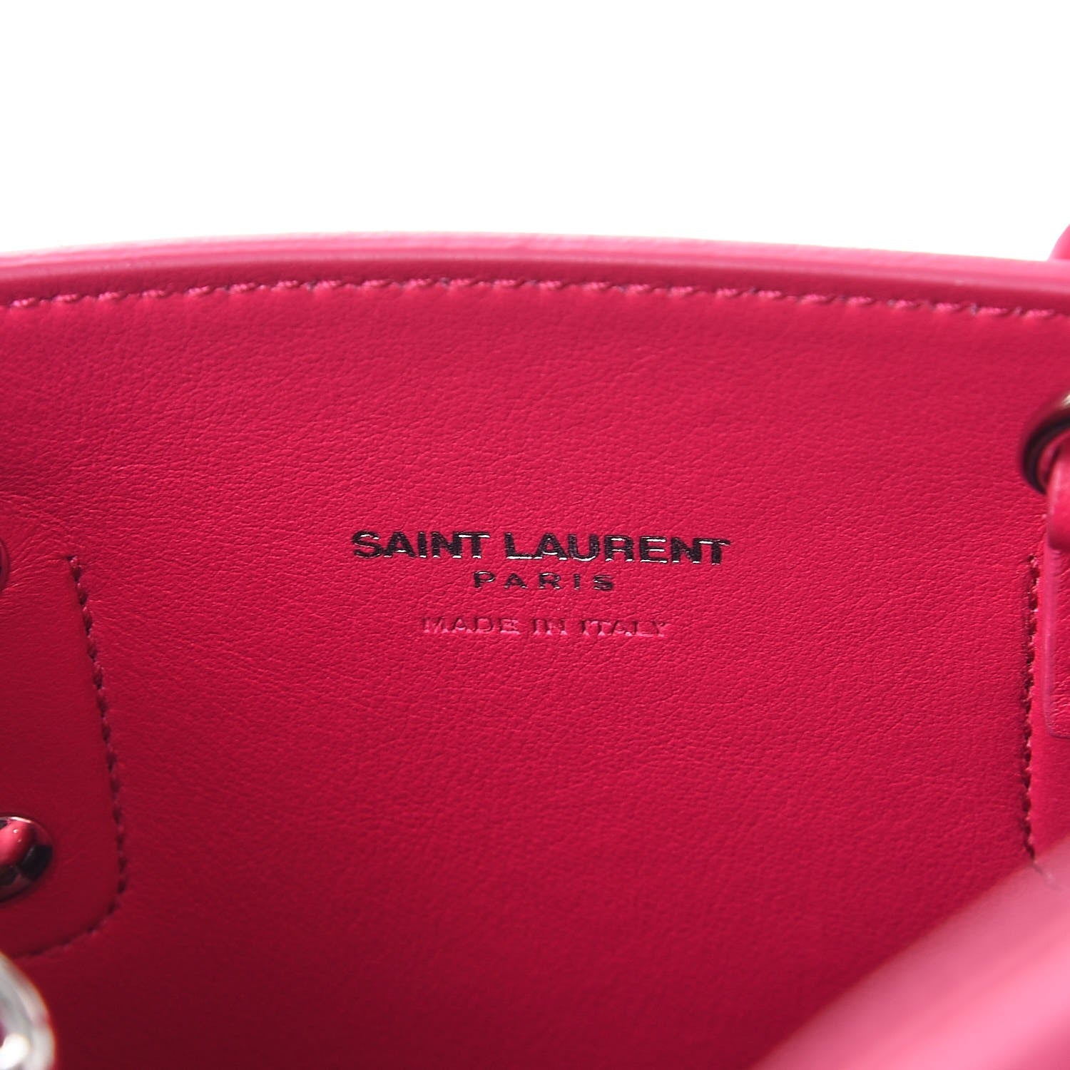 Saint Laurent Calfskin Nano Sac De Jour Bubblegum 7 of 8