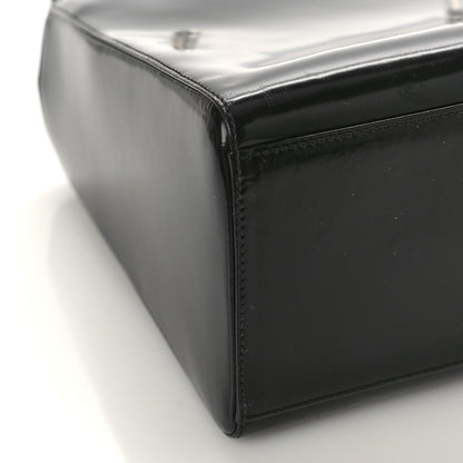 Christian Dior Glazed Calfskin Medium Lady Dior Black 6 of 10