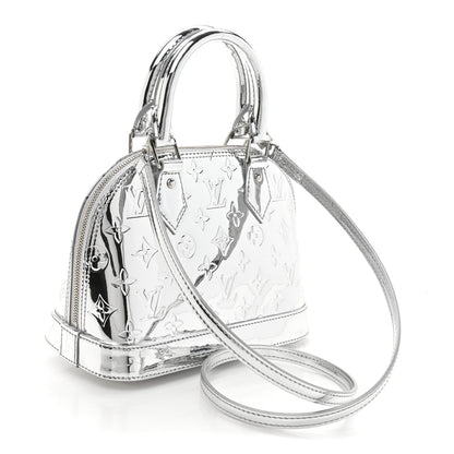 Louis Vuitton Monogram Miroir Alma BB Silver 3 of 9