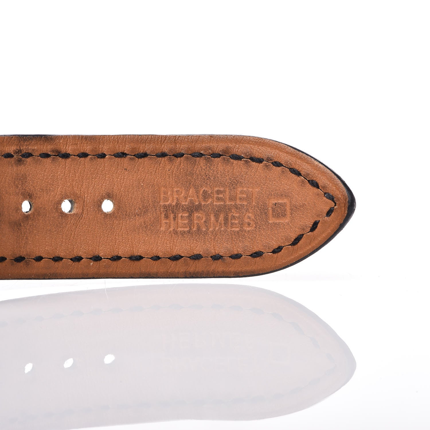 Hermes Stainless Steel Alligator 41mm Arceau Squelette Automatic Watch Noir 6 of 10