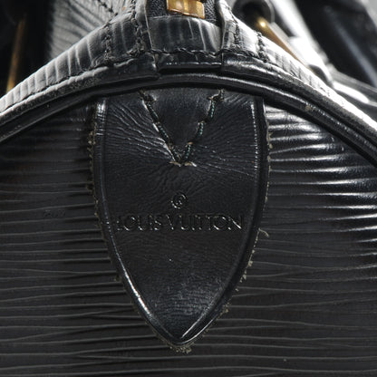 Louis Vuitton Epi Speedy 30 Black 7 of 9