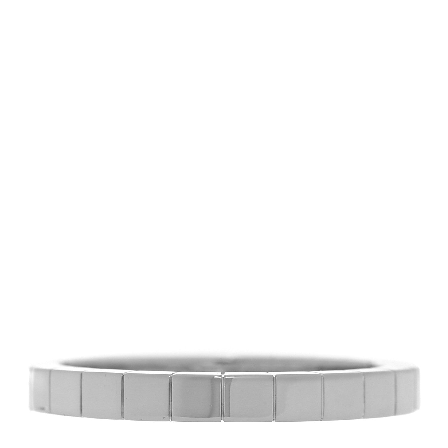 Cartier 18K White Gold Lanieres Ring 64 10.75 3 of 5