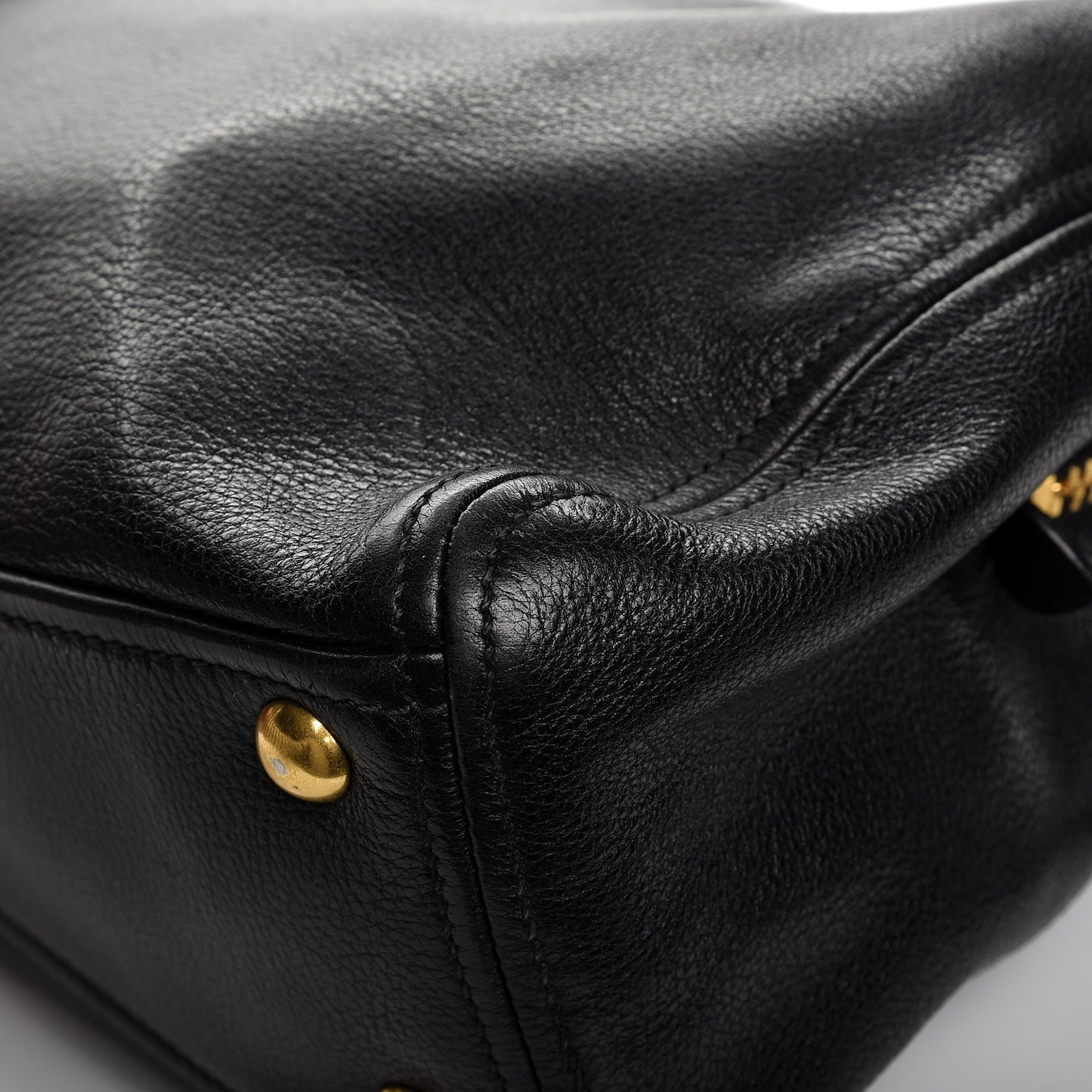 Vitello Daino Tote Nero Black