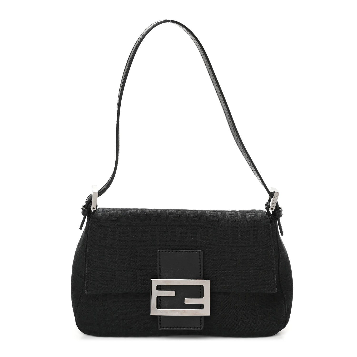 Fendi Zucchino Mini Mama Baguette Black 1 of 9