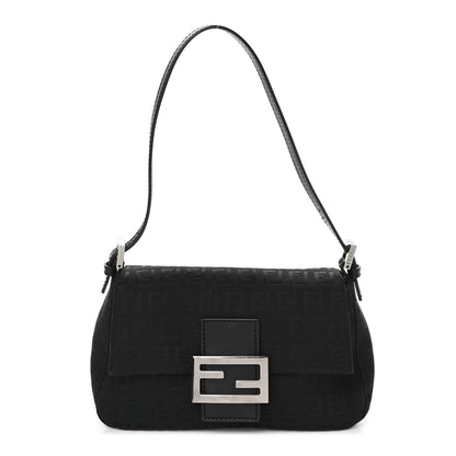Fendi Zucchino Mini Mama Baguette Black 1 of 9