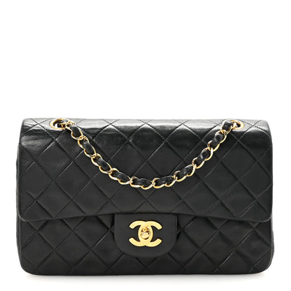 Chanel Lambskin Quilted Small Double Flap Black 1 of 11