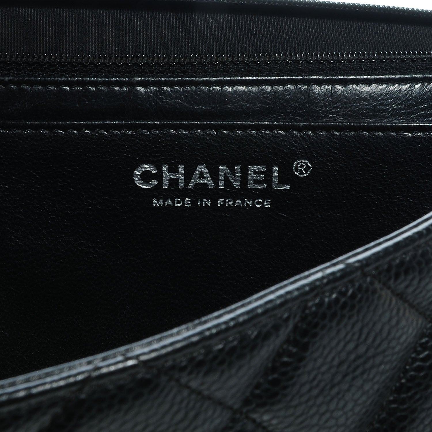 Chanel Caviar Jumbo Single Flap Black 6 of 8