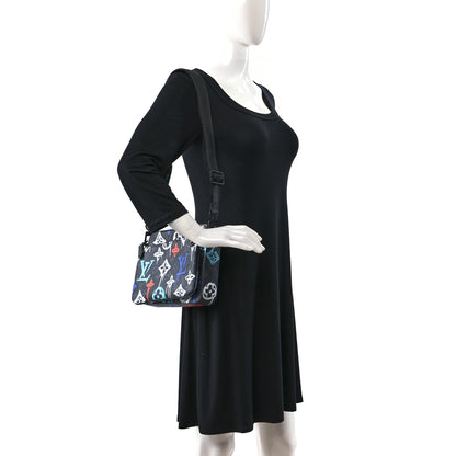 Louis Vuitton Monogram Eclipse LV Graffiti Trio Messenger Multicolor 2 of 13