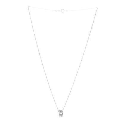 Tiffany Sterling Silver Atlas Open Pendant Necklace 3 of 6