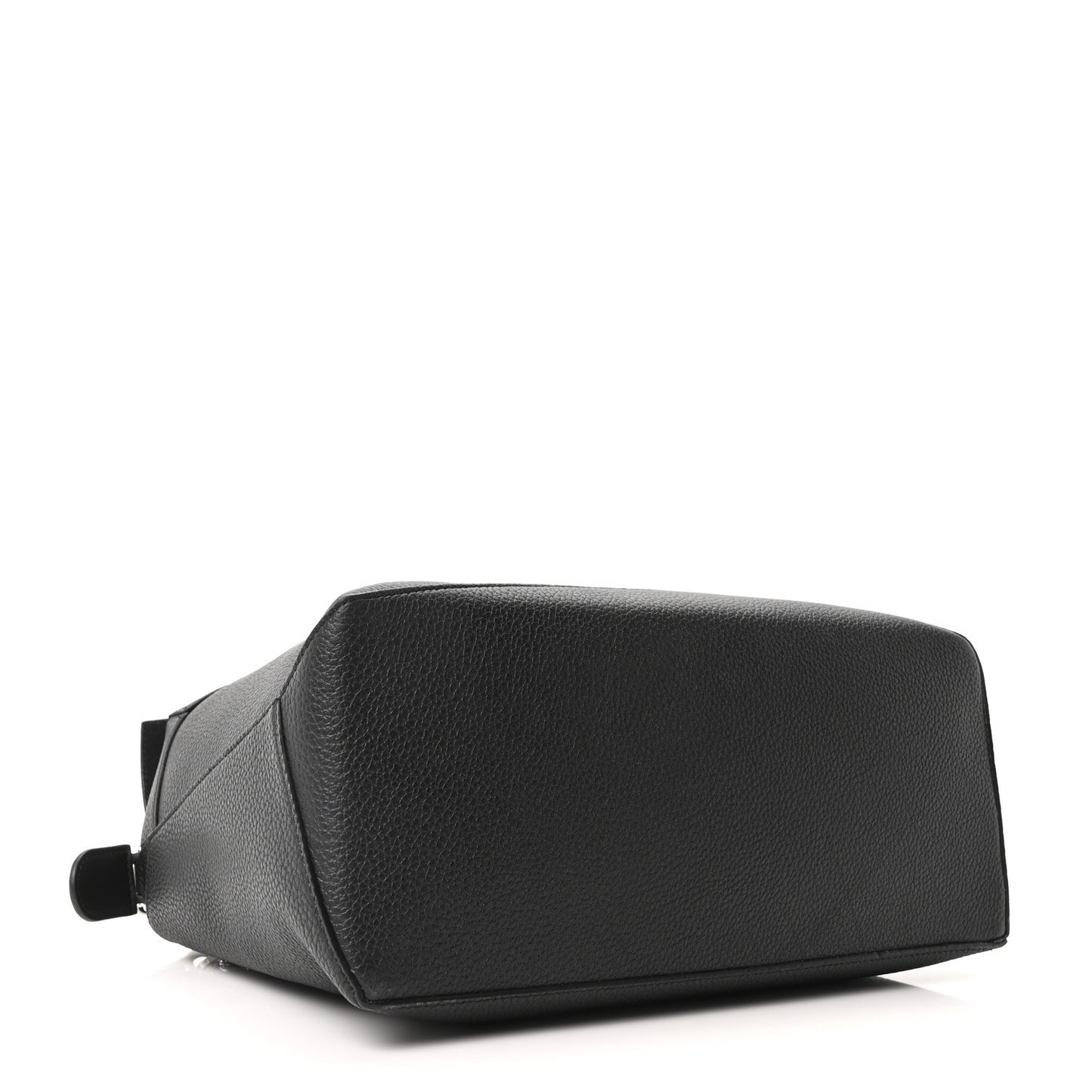 Grained Calfskin Large Puzzle Edge Bag Black