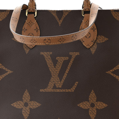 Louis Vuitton Reverse Monogram Giant Onthego MM 9 of 12