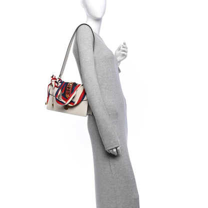 Gucci Calfskin Small Sylvie Shoulder Bag Off White 2 of 10