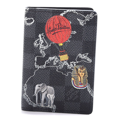Louis Vuitton Damier Graphite World Map Pocket Organizer NM 1 of 9