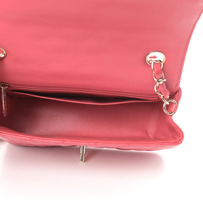 Chanel Caviar Quilted Mini Rectangular Flap Dark Pink 5 of 11