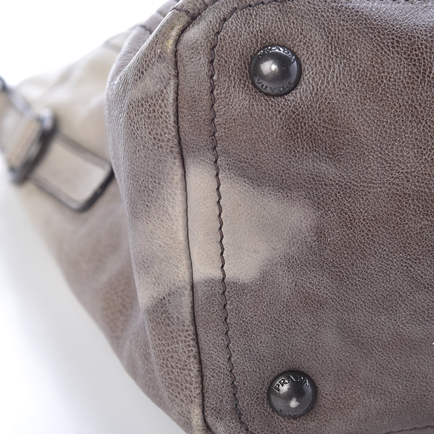Prada Glace Calfskin Extra Wide Tote Ghiaccio Sfumato 14 of 19