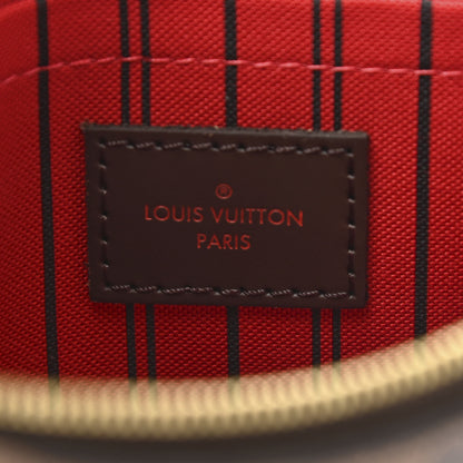 Louis Vuitton Damier Ebene Neverfull MM GM Pochette 8 of 9