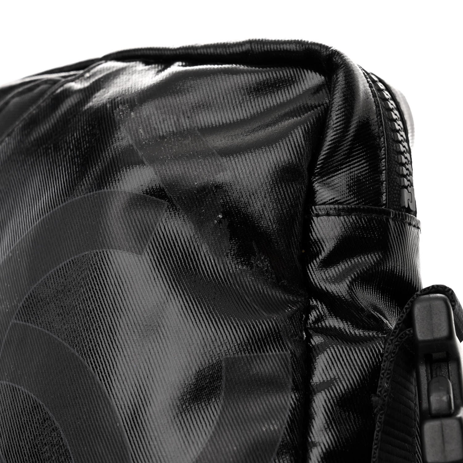 Chanel Coated Canvas Sport Crossbody Black 10 of 12