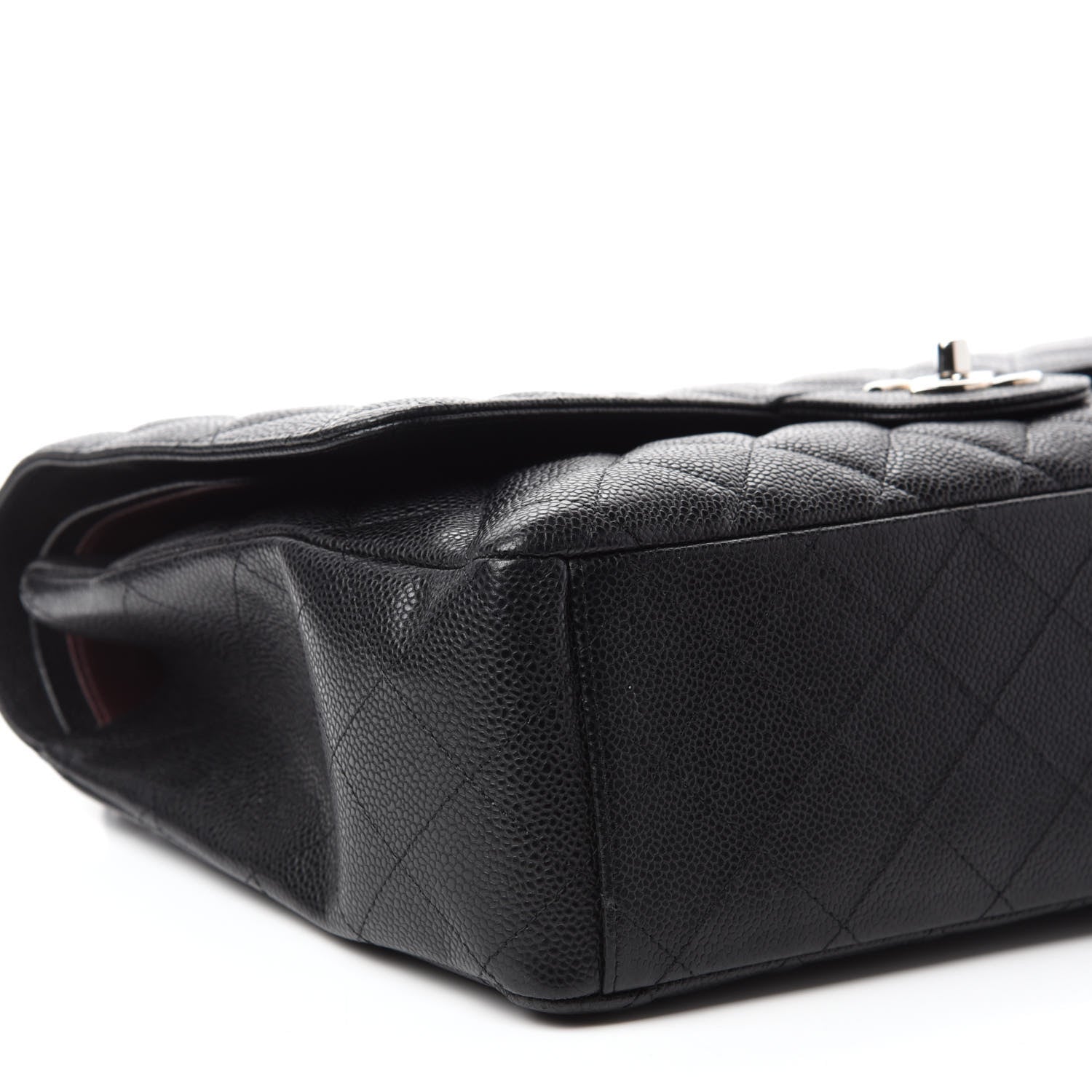 Chanel Caviar Quilted Maxi Double Flap Black 6 of 12