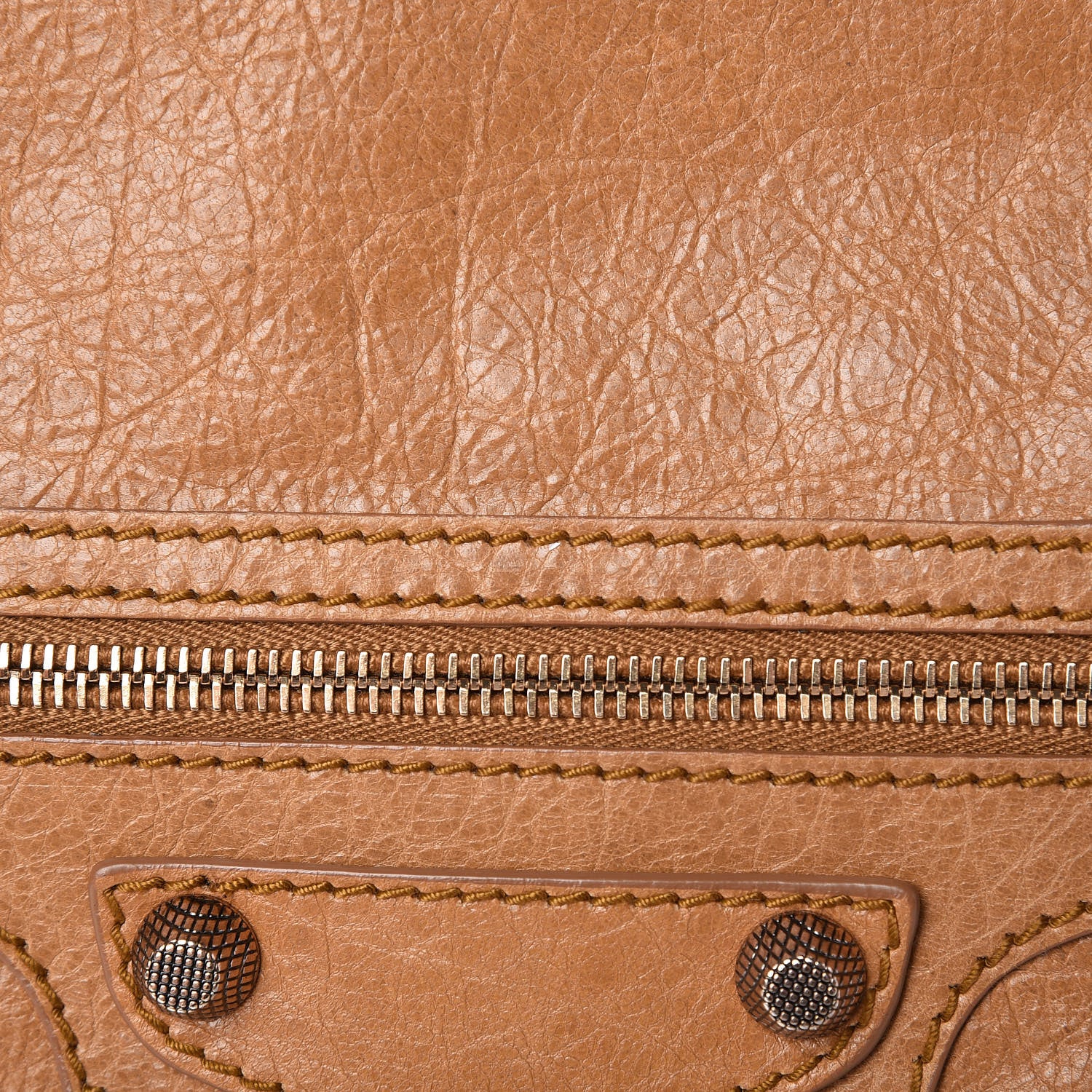 Balenciaga Agneau Giant 12 Rose Gold Hardware Neo Folk Messenger Cumin 8 of 12