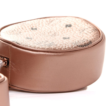MCM Metallic Visetos Stark Original Belt Bag Champagne Gold 12 of 12