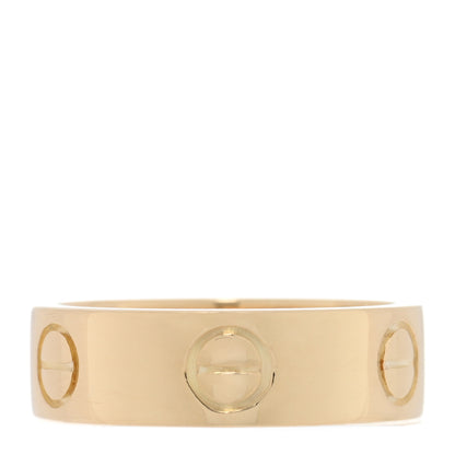 Cartier 18K Yellow Gold 5.5mm LOVE Ring 49 4.75 3 of 4