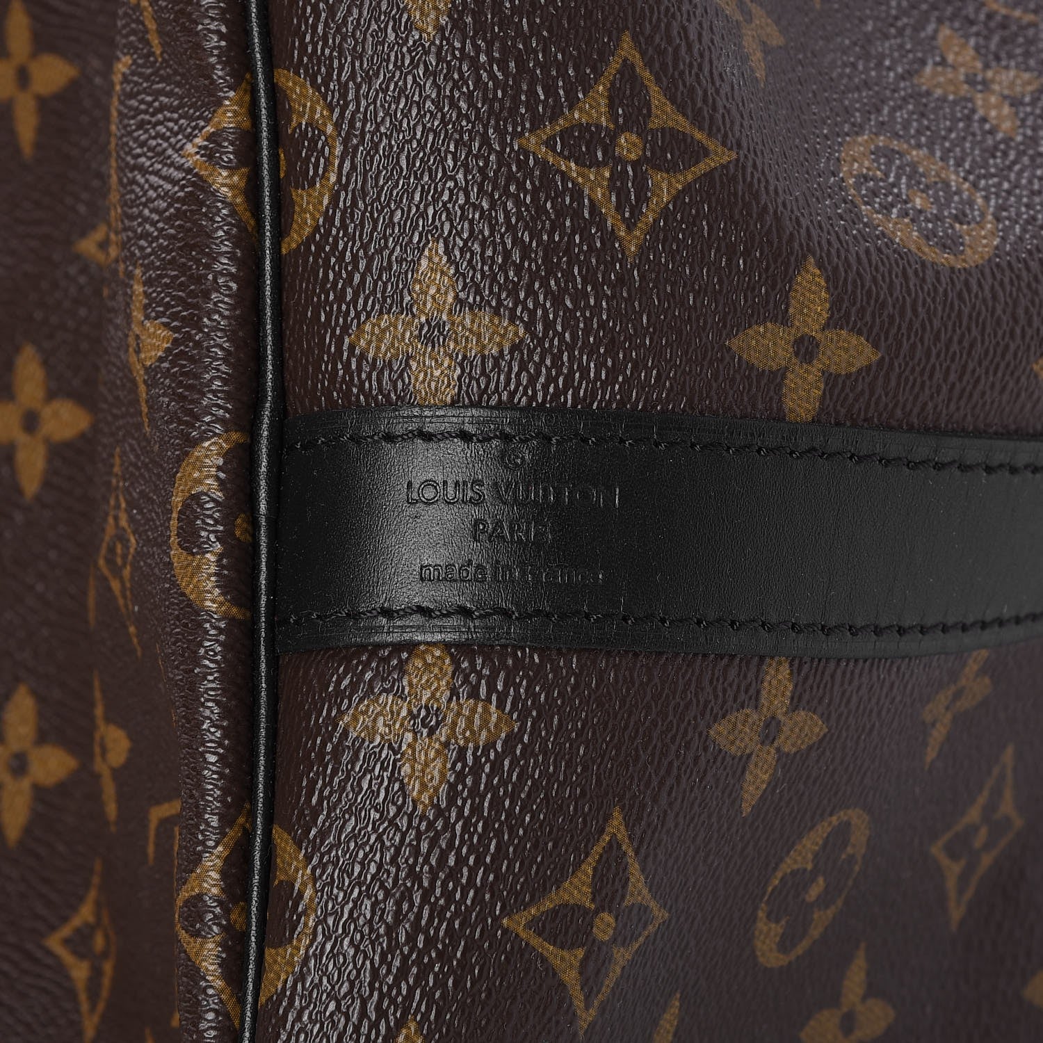 Louis Vuitton Monogram Macassar Keepall Bandouliere 55 5 of 7