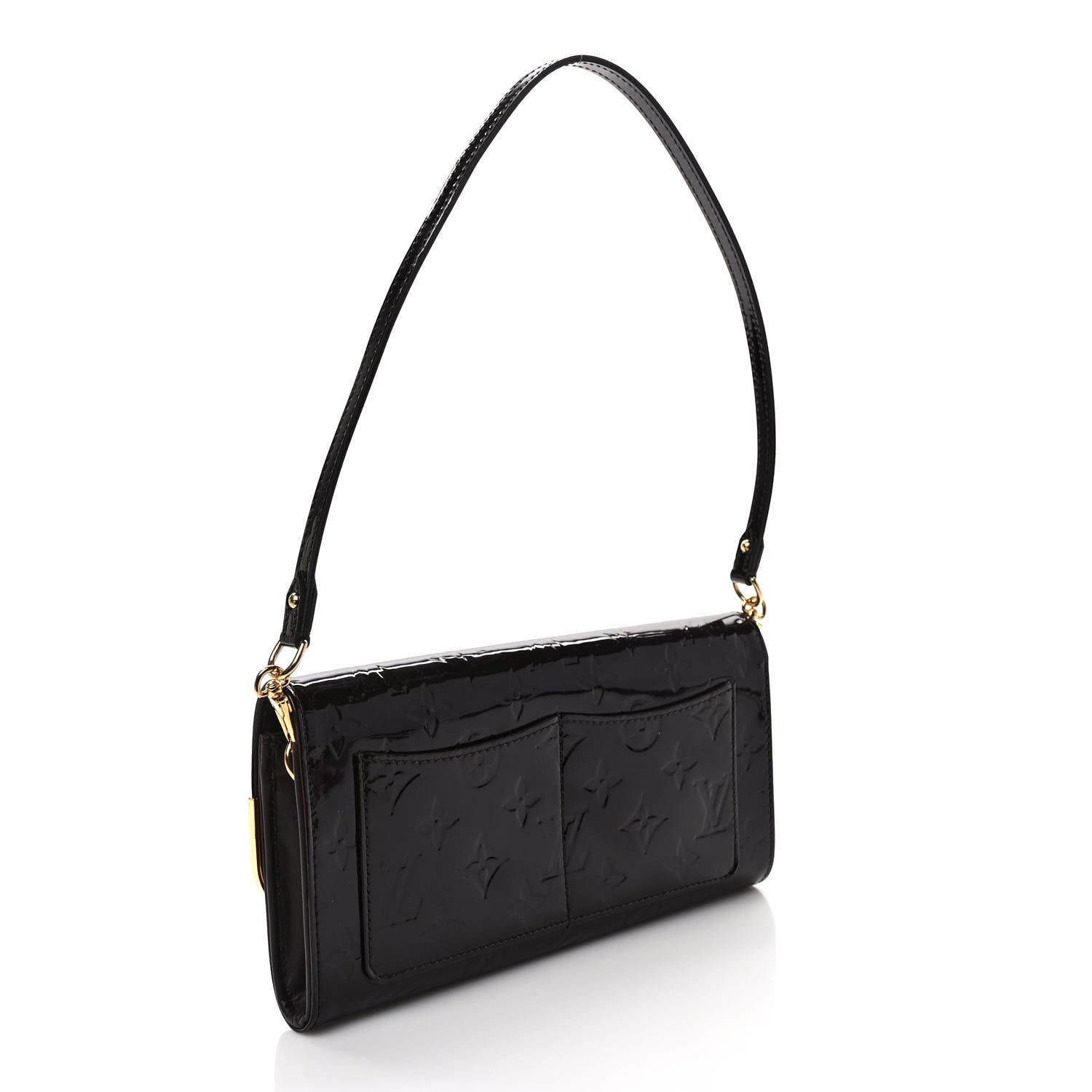 Louis Vuitton Vernis Rossmore MM Amarante 3 of 7