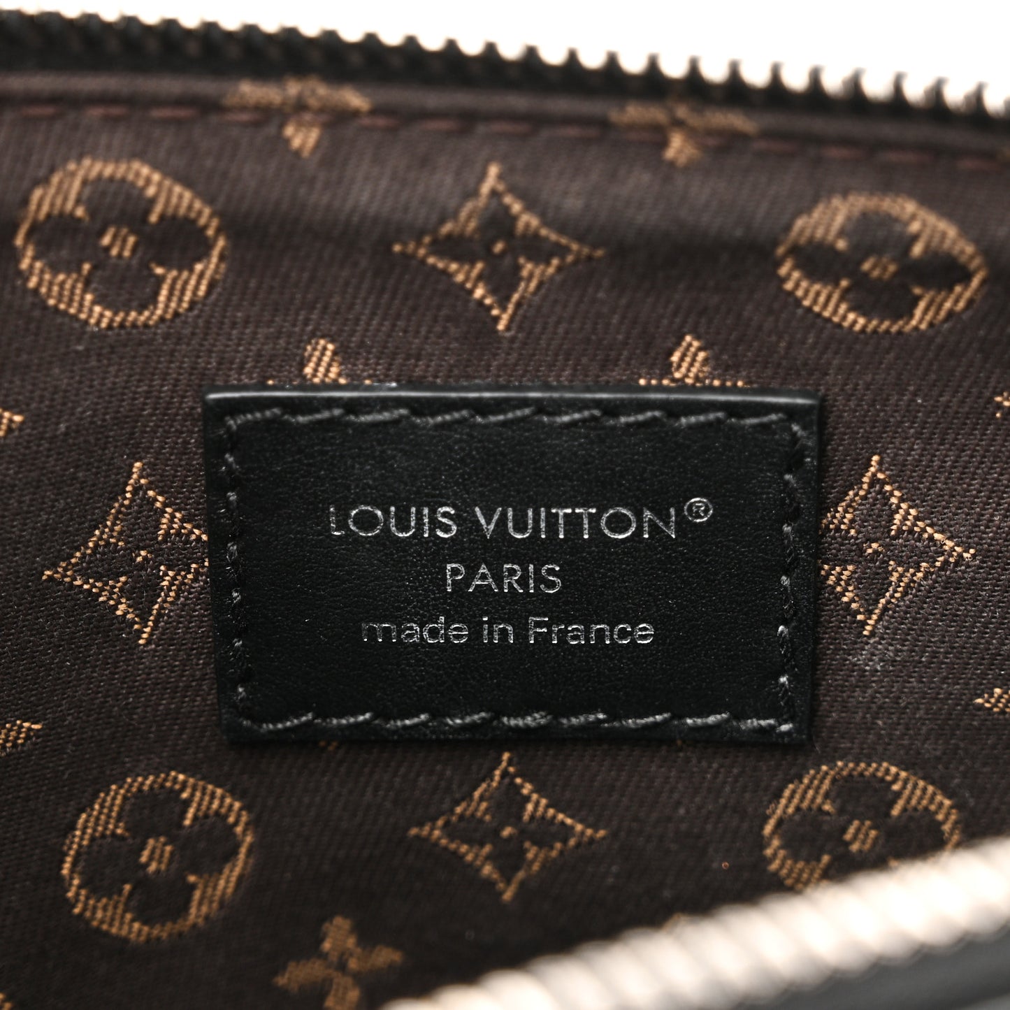 Pixel Lambskin LV Biker PM Black