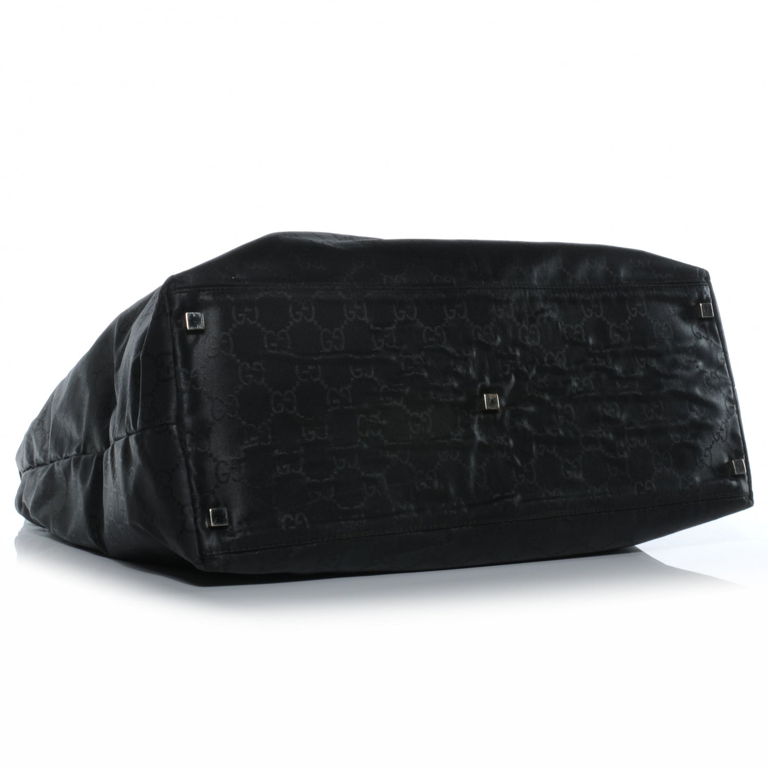Gucci Nylon Monogram Large Hobo Black 4 of 7