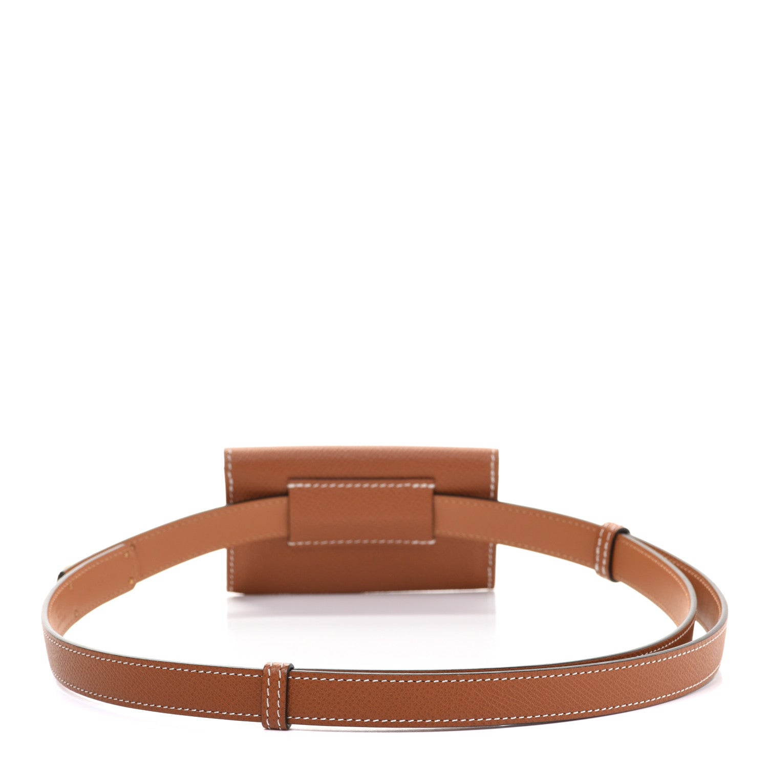 Hermes Epsom Kelly Pocket Belt Gold 2 of 8