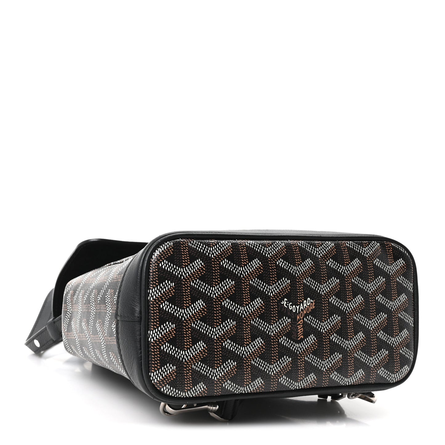 Goyardine Calfskin Mini Alpin Backpack Black