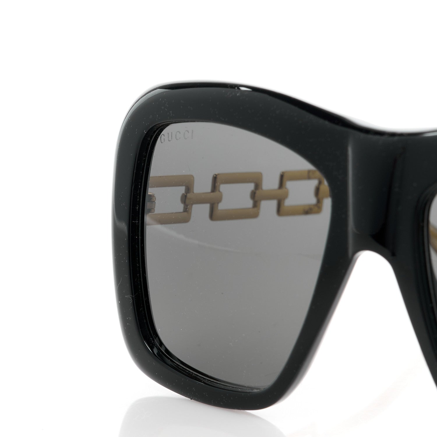 Gucci Oversize Square Frame GG0499S Sunglasses Black 7 of 8