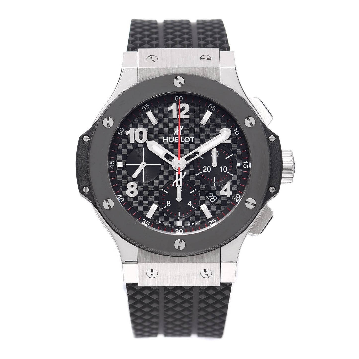 Stainless Steel Ceramic Rubber 44mm Big Bang Automatic Watch Black 301.SB.131.RX