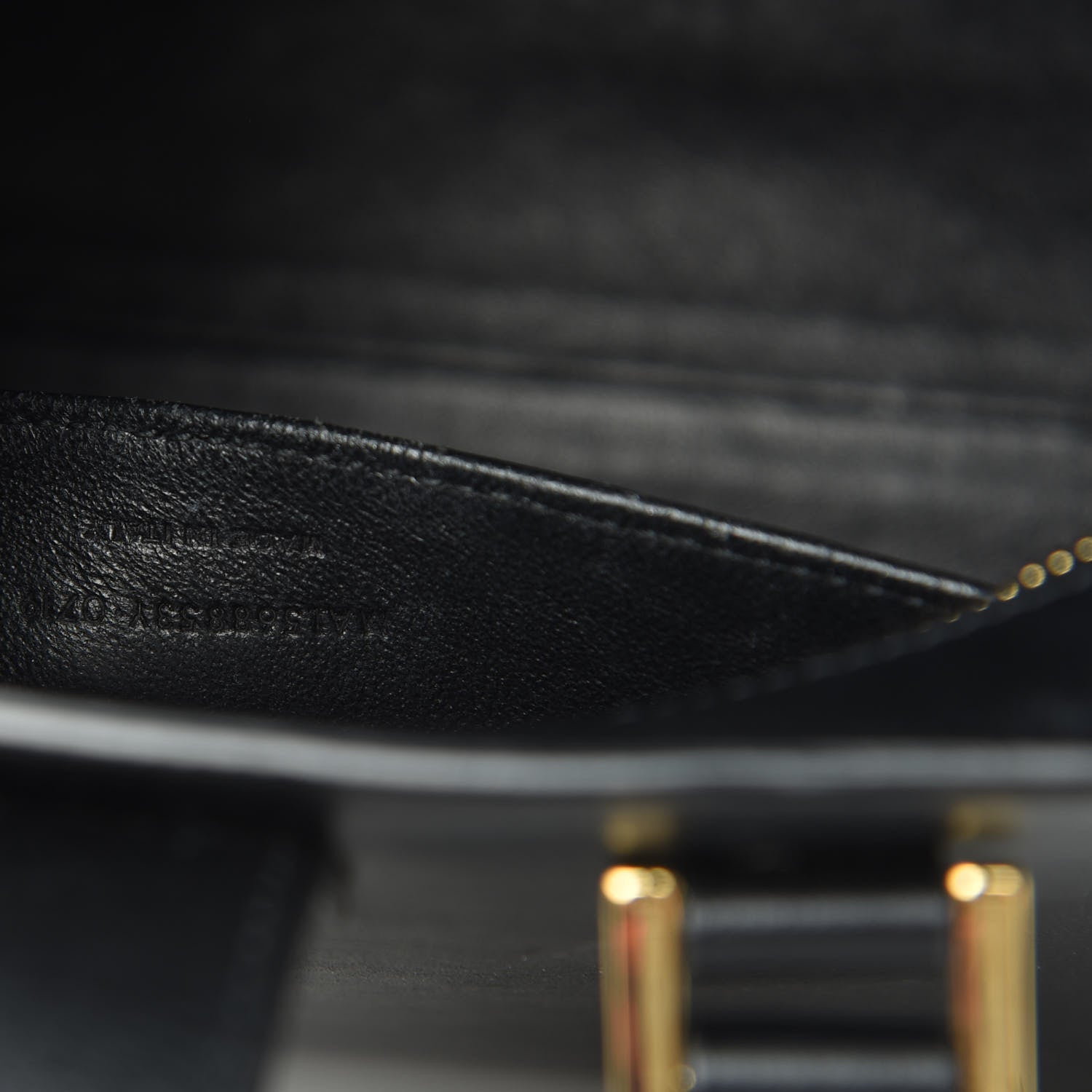 Saint Laurent Calfskin Monogram Baby Cabas Black 7 of 13